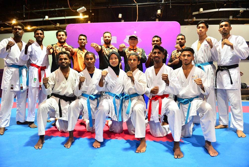 Skuad karate akan mengalas cabaran negara pada Sukan Asia Hangzhou bermula 23 September ini. - Foto Facebook MSN