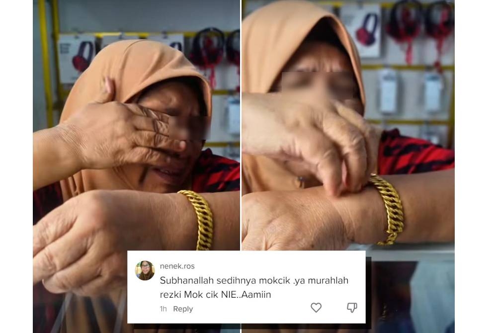 Tangkap layar video perkongsian di aplikasi TikTok pada Isnin.