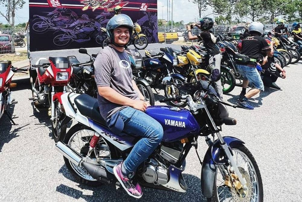 Antara kenangan Mohamad Adib bersama motosikal kesayangan ketika menyertai RXZ members 4.0 pada tahun lalu.