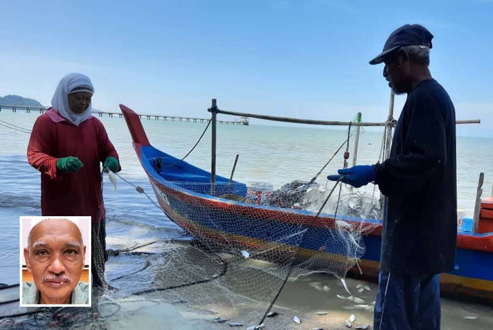 Nelayan di Pulau Pinang kecewa apabila rayuan mereka untuk menyemak semula laporan EIA bagi Projek PSI masih belum didengar oleh Lembaga JAS. Gambar kecil: Zakaria