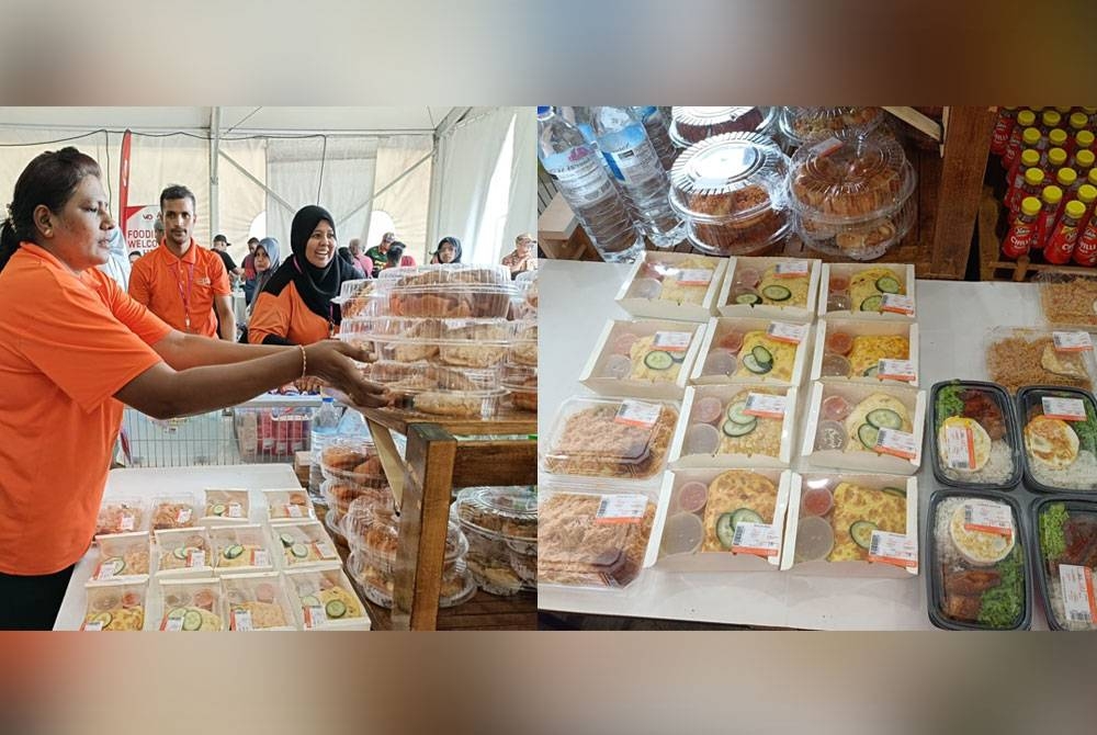 Antara Menu Kasih yang ditawarkan AEON BiG sempena Karnival Pendidikan Sinar Bestari pada Ahad.