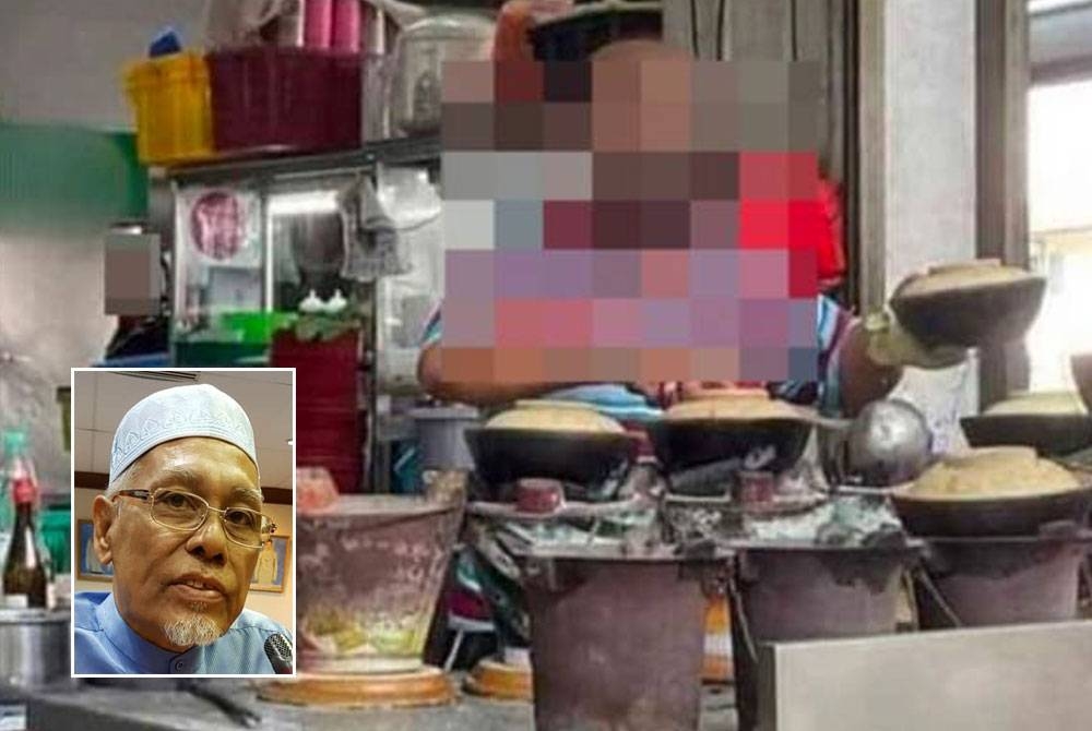 Tular di media sosial sebuah kedai nasi ayam claypot diusahakan pasangan suami isteri didakwa menggunakan alkohol jenis rice wine dalam penyediaan makanan tersebut. Gambar kecil: Wan Salim