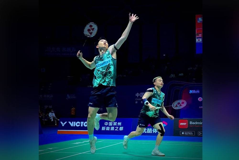 Aaron (kanan) dan Wooi Yik optimis untuk bangkit meraih kejuaraan pada tahun ini. - FOTO: BADMINTON PHOTO