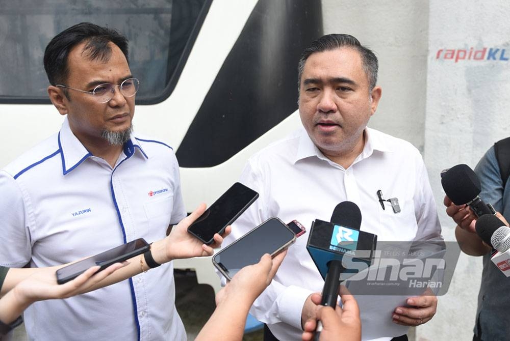 Anthony ketika hadir pada sidang akhbar di Hentian Bas Masjid Jamek pada Selasa. - Foto Sinar Harian/MOHD RAFIQ REDZUAN HAMZAH