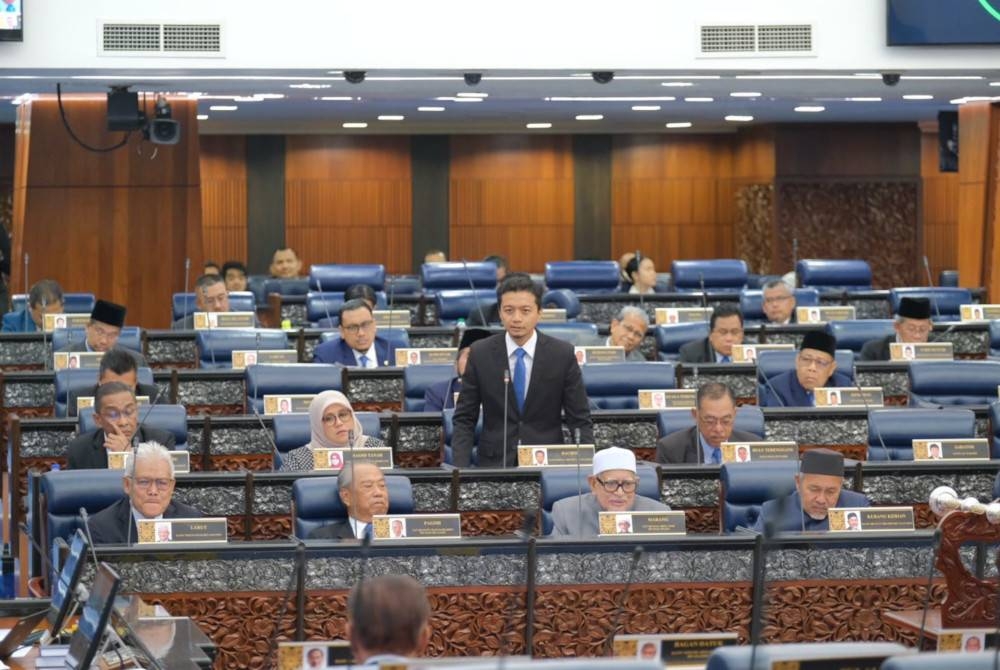 Mohd Syahir ketika sesi perbahasan di Parlimen pada Selasa.