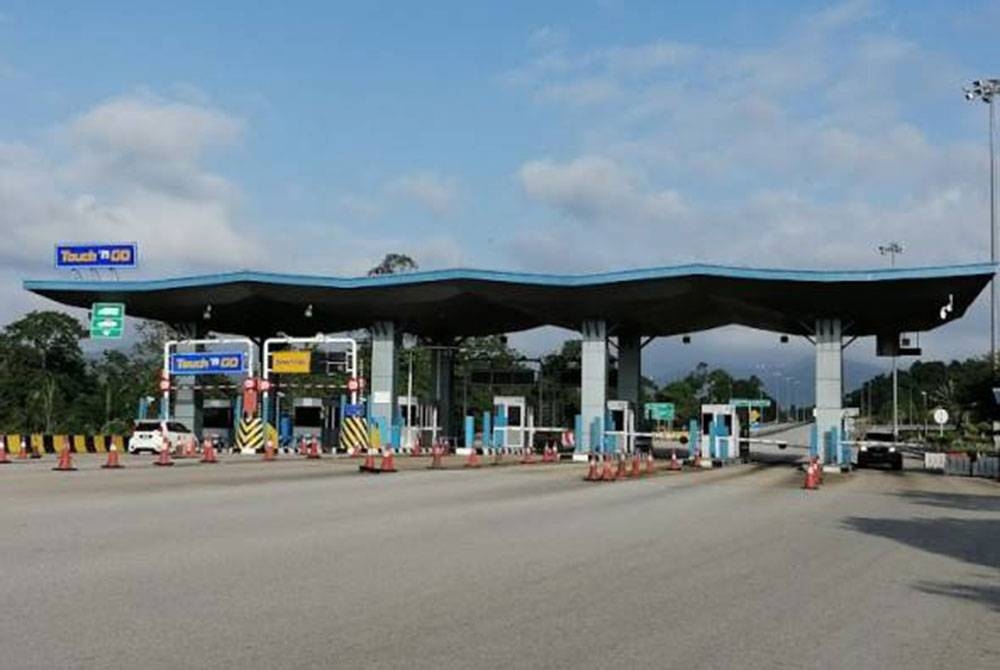 Susur masuk dan keluar di Plaza Tol Gambang akan ditutup sementara bermula pada Rabu sehingga Khamis. - Foto: Fail Awani