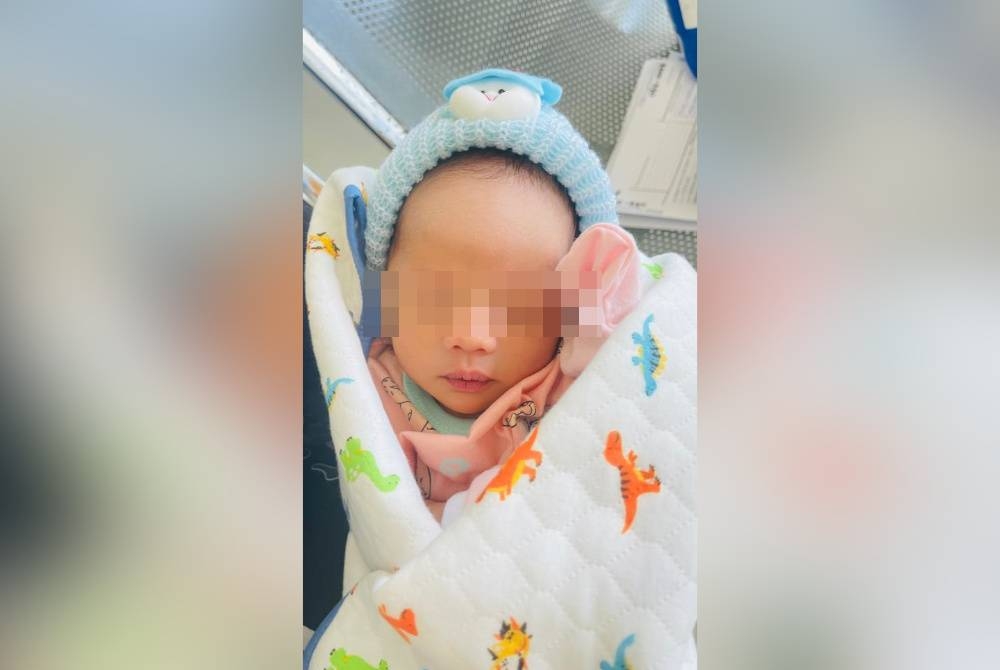 Bayi lelaki yang ditemukan berdekatan sebuah pusat tahfiz di Besut pada 29 Ogos lalu.