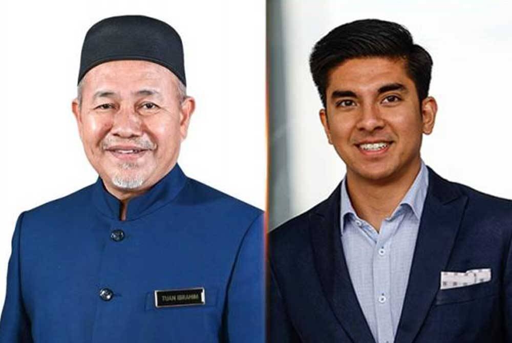 Tuan Ibrahim (kiri), Syed Saddiq