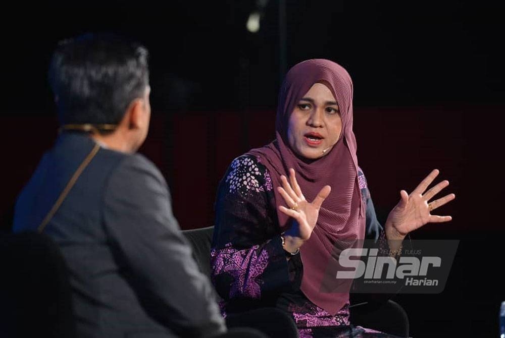 Salmiyah dalam program Sinar Live pada Khamis. - Foto Sinar Harian/ASRIL ASWANDI SHUKOR