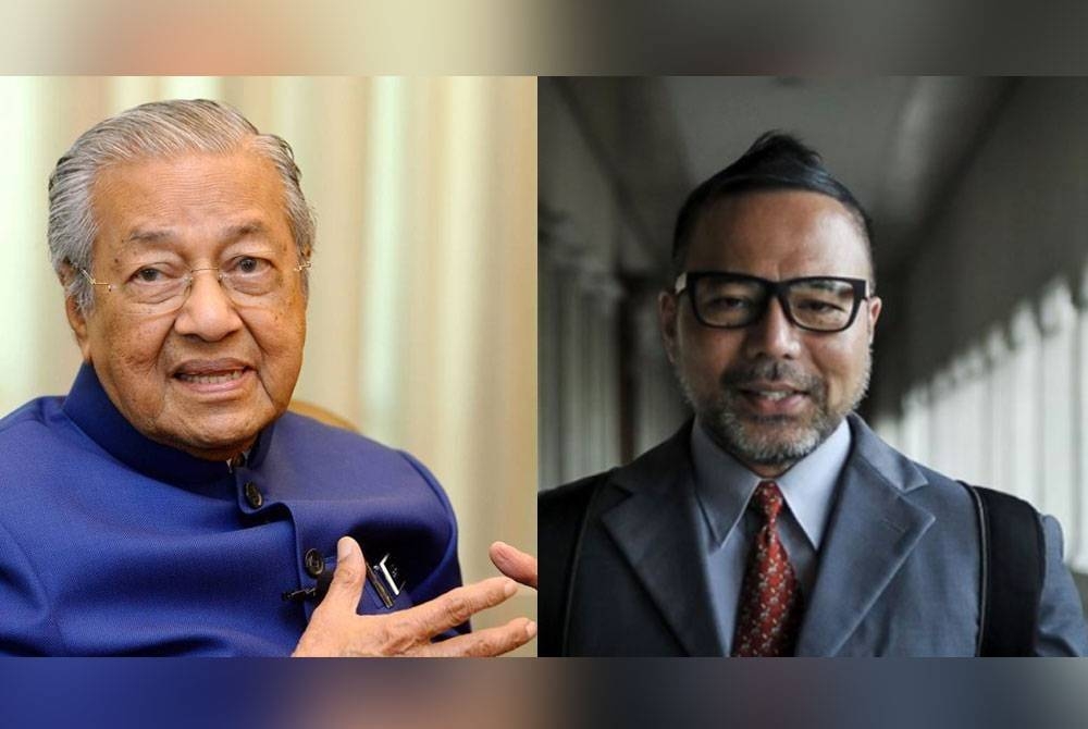 Dr Mahathir (kiri) dan Khairuddin.