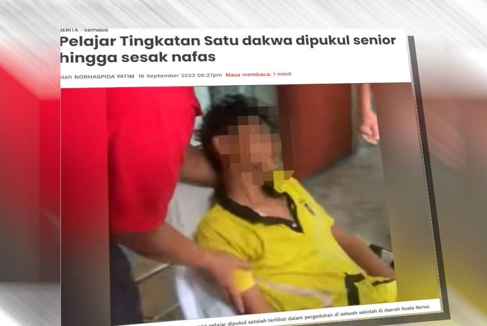 Laporan Sinar Harian pada Sabtu.