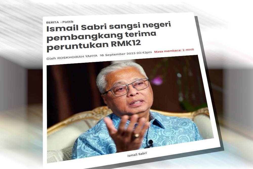 Laporan Sinar Harian.