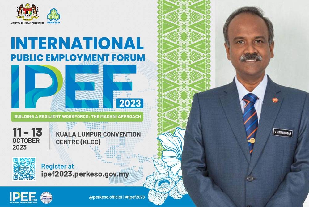 Sivakumar berkata, intipati perkongsian oleh ahli panel dari dalam dan luar negara menerusi IPEF 2023 akan meliputi aspek pemerkasaan tenaga buruh, TVET serta sosial dan urus tadbir pekerjaan.