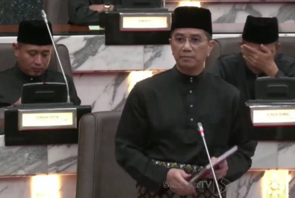 Mohamed Azmin berucap semasa Mesyuarat Pertama Mengangkat Sumpah Penggal Pertama DUN Selangor ke-15 di sini pada Selasa.