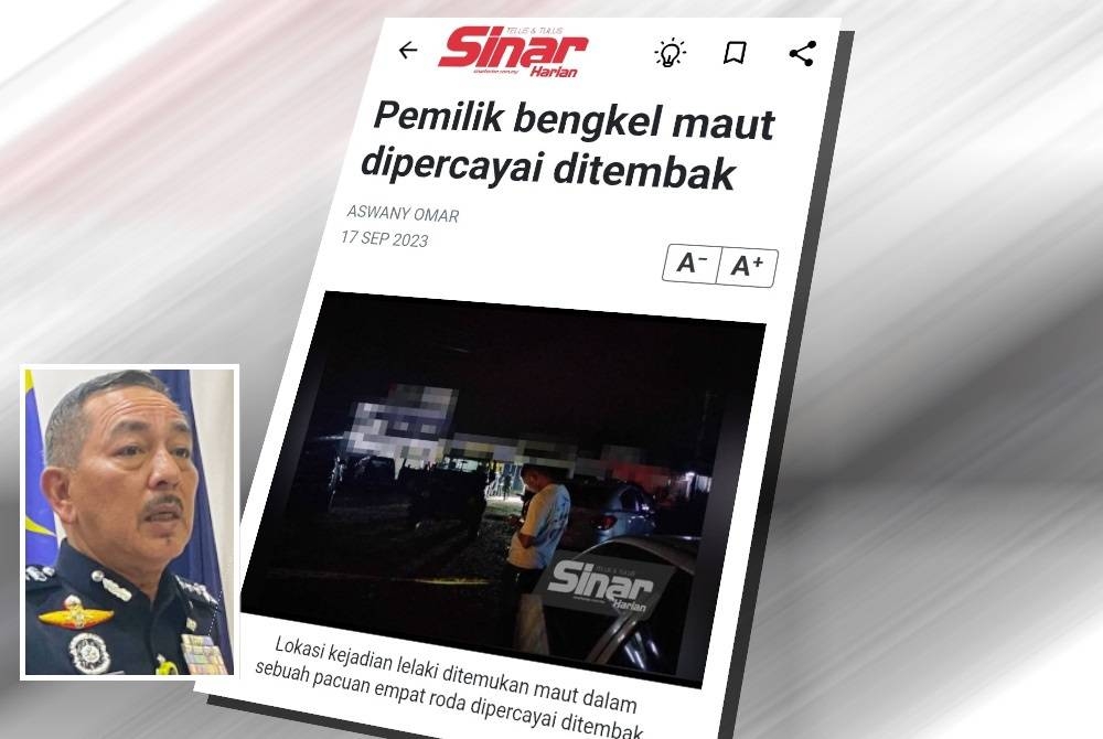 Polis Kelantan telah menahan reman empat lelaki tempatan dan mengambil keterangan terhadap 25 saksi bagi membantu siasatan berhubung kes tembak yang menyebabkan seorang lelaki maut dalam kejadian di Jalan Hutan Kuin, Machang pada Ahad lalu. (Gambar kecil: Muhamad Zaki Harun)