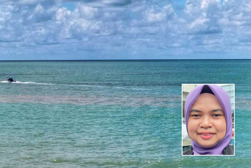 Fenomena air pasang merah dikesan berlaku di Teluk Bahang, Balik Pulau dan Pulau Betong pada bulan lalu. Gambar kecil: Zarina