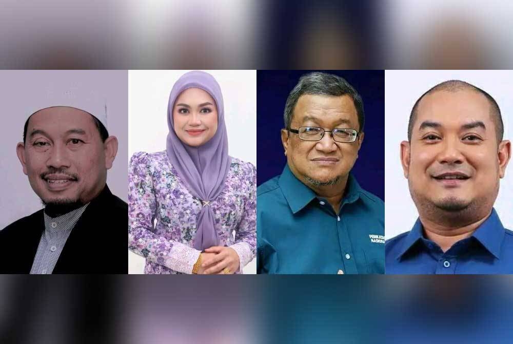 Gambar dari kiri: Sallehen, Nurul Syazwani, Halim, dan Noorazley