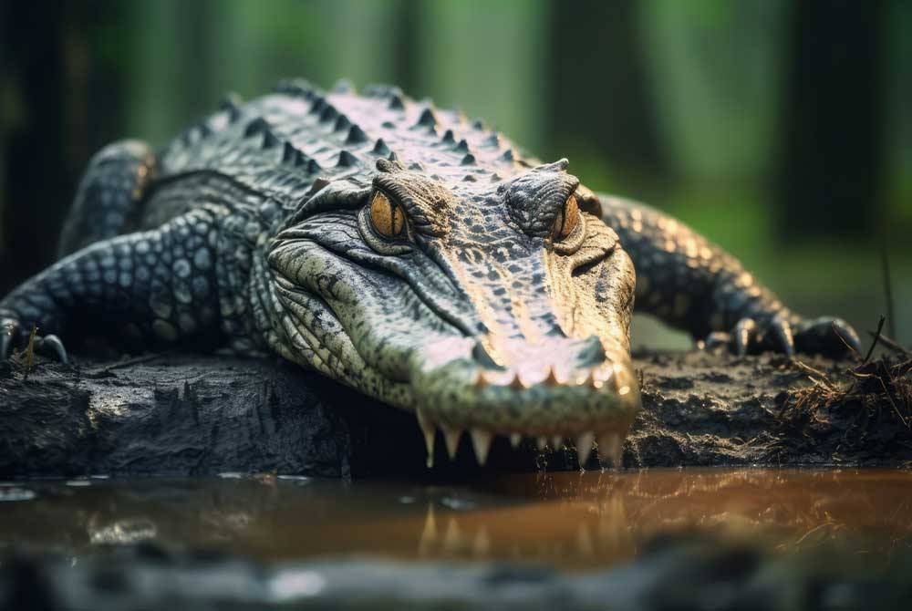 Mayat manusia ditemukan di dalam mulut aligator sepanjang 13 kaki, 8.5 inci, di terusan di Taman Botani Florida di Largo. Foto hiasan 123RF