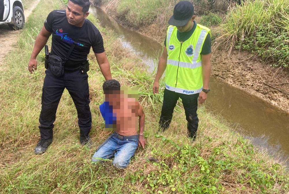 Suspek kes bunuh kanak-kanak berjaya diberkas di kawasan Blok 12 Ladang FGV PM Sahabat 41, Lahad Datu.