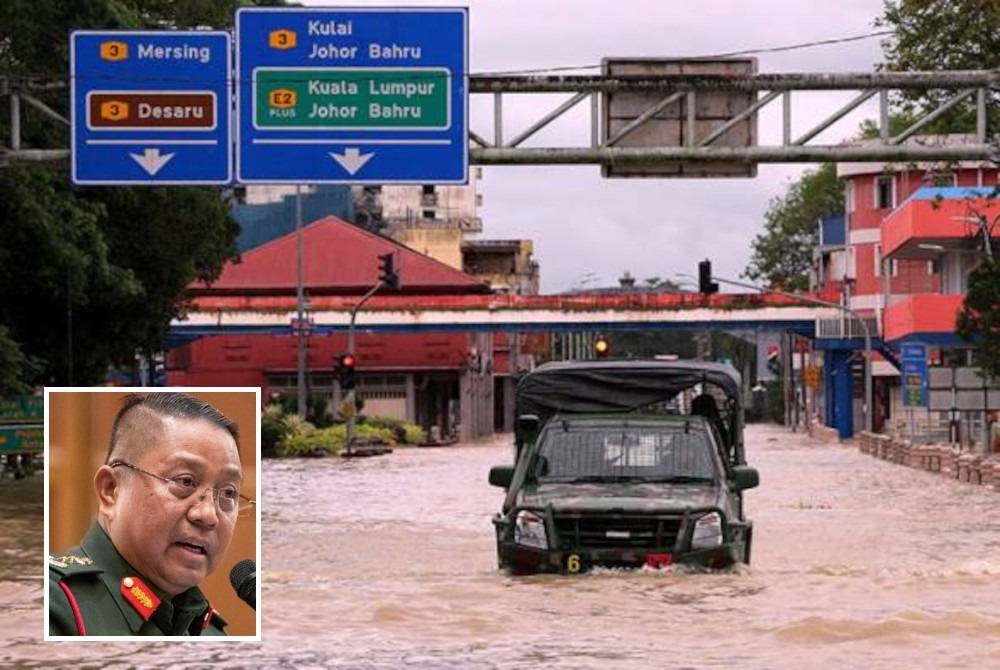 ATM bersiap sedia untuk menggerakkan asetnya bagi berdepan bencana banjir di seluruh negara. - Gambar hiasan. Gambar kecil: Noorrul Azril