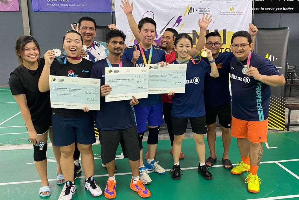 Allianz Malaysia sahut cabaran Kejohanan Badminton MII 2023.