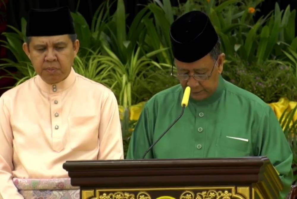 Sultan Sallehuddin Sultan Badlishah menyampaikan titah pada Majlis Sambutan Maulidur Rasul Peringkat Negeri Kedah bagi Tahun 2023 pada Khamis.