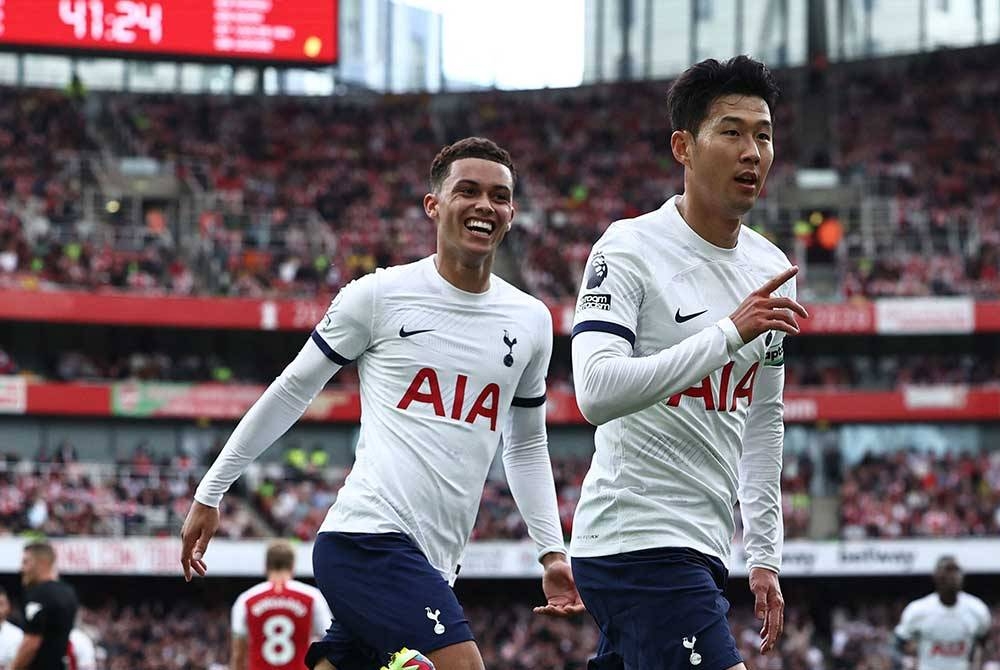 Son Heung-Min (kanan) mula kembali mendapat sentuhan dan bakal menjadi pemusnah kepada Liverpool. - Foto: AFP