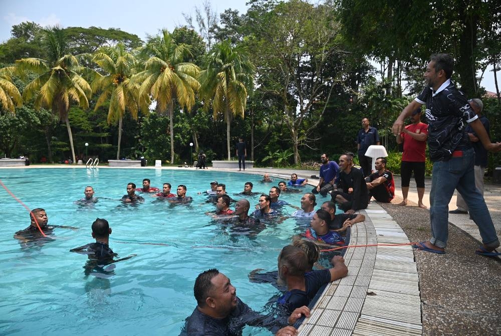 Sebahagian peserta program Ocean Ranger yang diadakan di sebuah hotel di Seremban baru-baru ini.