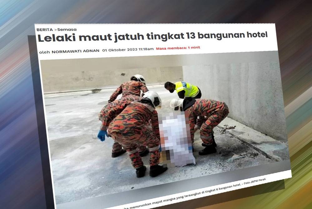 Laporan Sinar Harian pada Ahad.