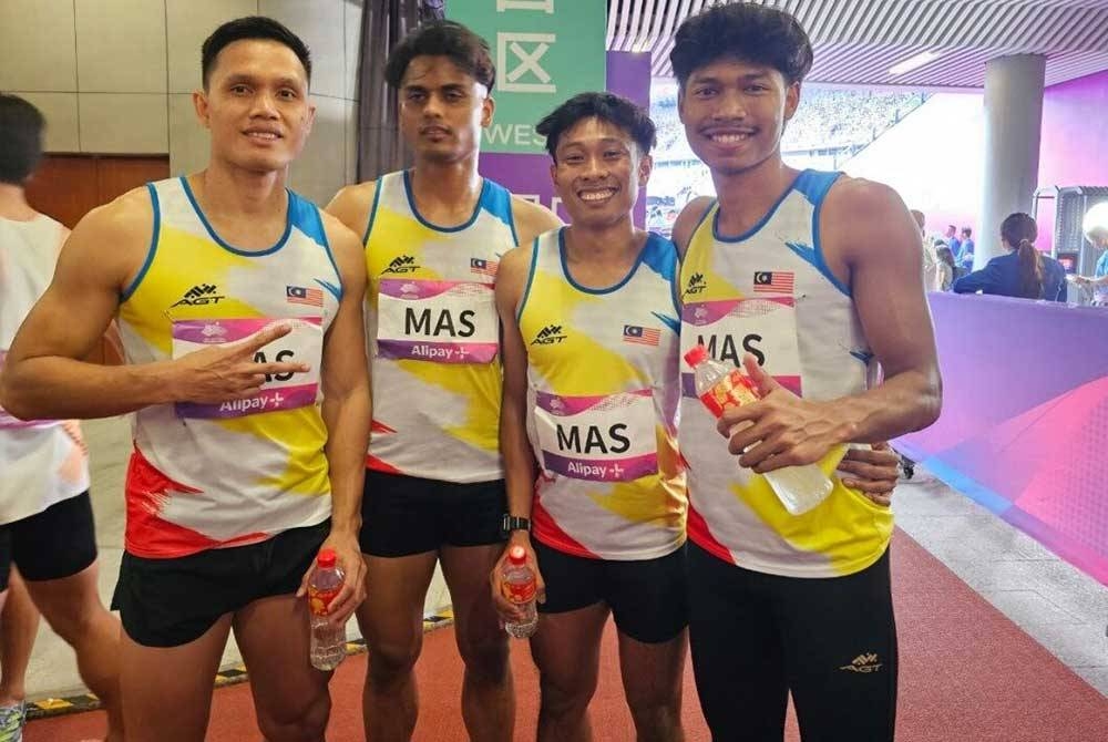 Kuartet 4x100 meter (m) lelaki negara beraksi dengan baik untuk meloloskan diri ke pusingan akhir Sukan Asia di Stadium Olimpik Hangzhou, pada pagi Isnin.