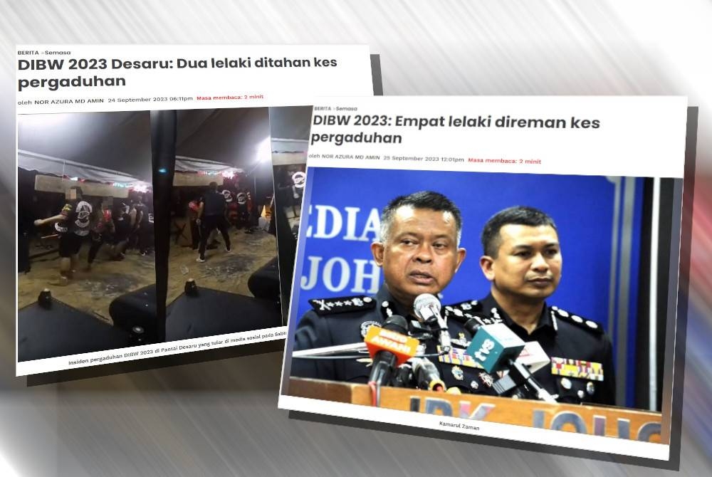 Laporan Sinar Harian, baru-baru ini.