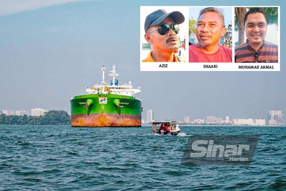 Kapal dagang yang melalui Tanjung Kling, Melaka untuk berlabuh menyebabkan kerosakan peralatan menangkap ikan milik nelayan pantai.