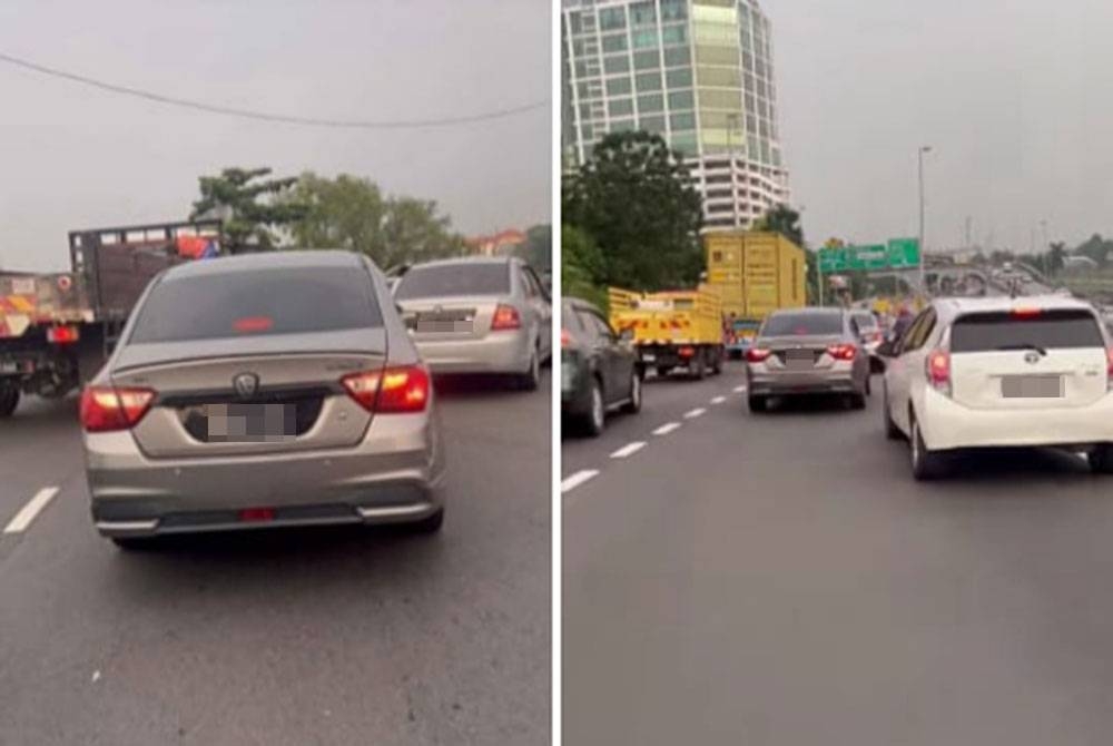 Tular rakaman video menerusi media sosial memaparkan sebuah kereta dipandu secara melulu sambil membunyikan siren pada Isnin.