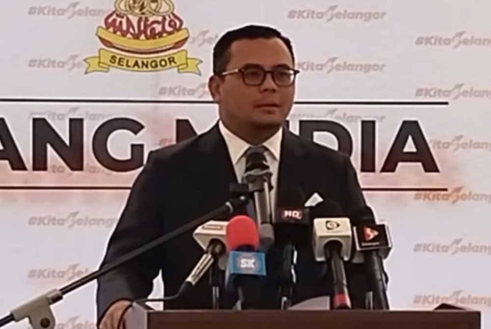 Amirudin pada sidang media khas di Bangunan SUK Selangor, Shah Alam pada Rabu.