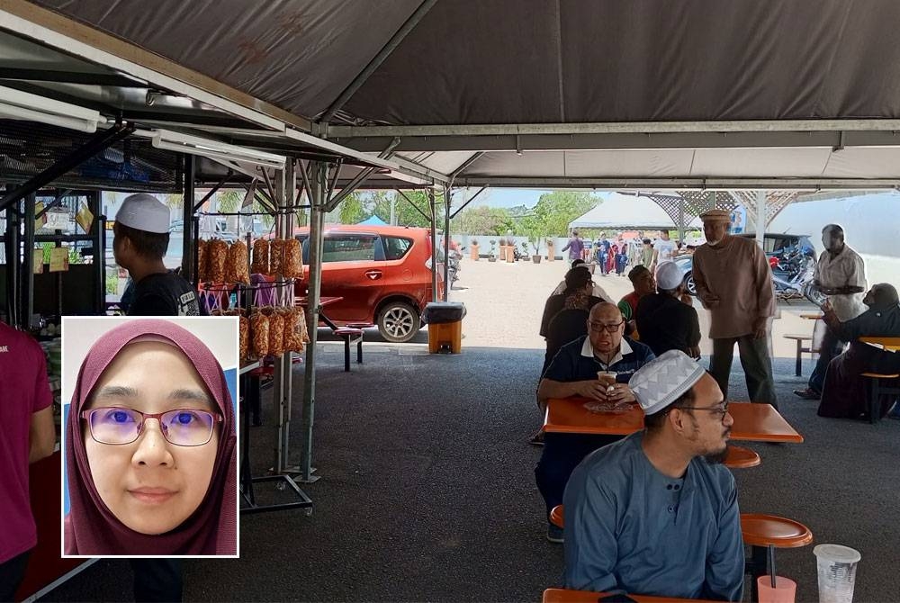 Perniagaan mini kafe, Pulut & Co yang dibuka dalam kawasan MTAABS mendapat sambutan menggalakkan daripada pelanggan. Gambar kecil: Suzy Aziziyana Saili