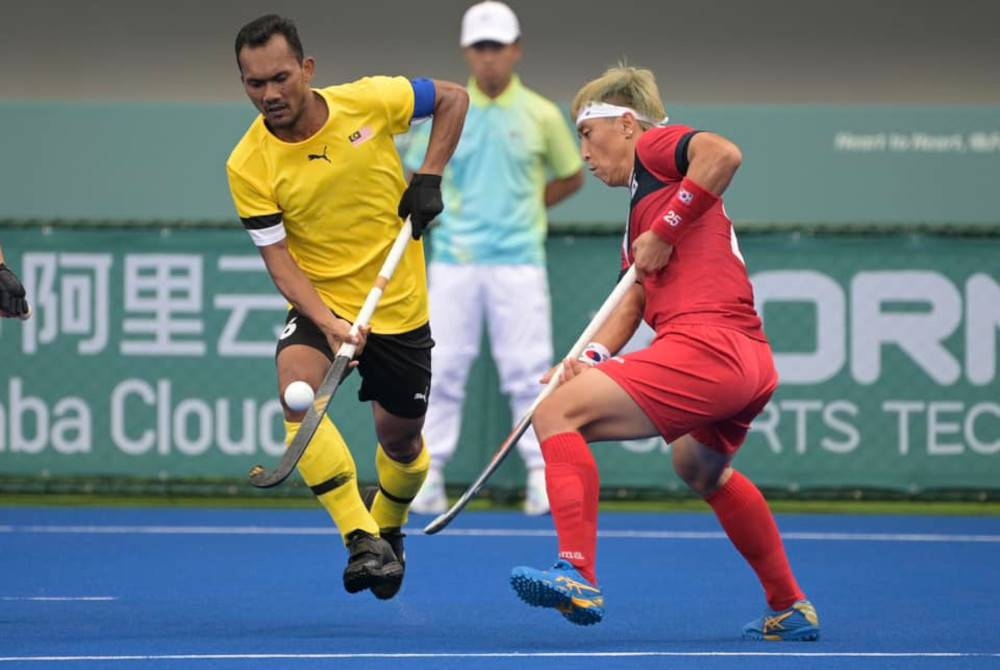 Kapten Malaysian Tigers, Marhan Jalil dijangka sekali lagi menjadi taruhan Arul berdepan Pakistan pada Jumaat. FOTO: Malaysian Hockey Confederation