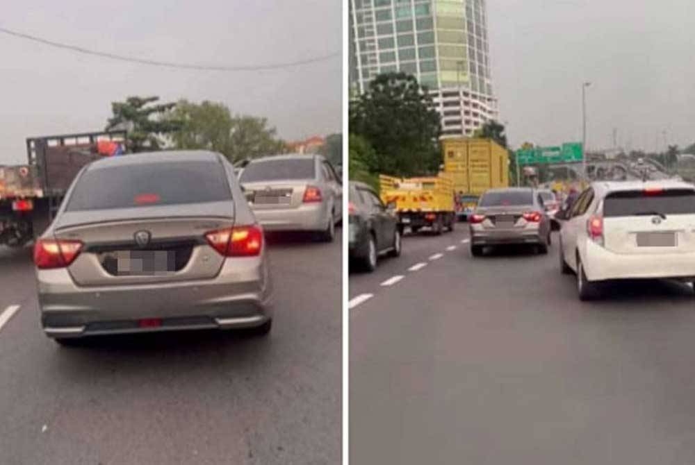 Tular rakaman video menerusi media sosial memaparkan sebuah kereta dipandu secara melulu sambil membunyikan siren pada Isnin