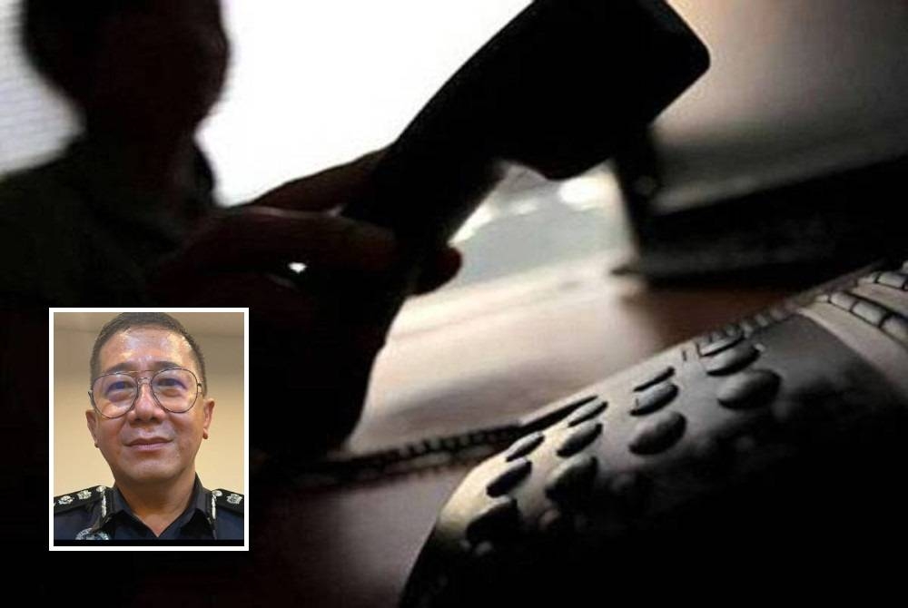 Ahli perniagaan wanita mengalami kerugian sebanyak RM534,500 selepas tertipu dengan &#039;phone scam&#039; pada Rabu lalu. - Gambar hiasan. Gambar kecil: Tan Cheng San