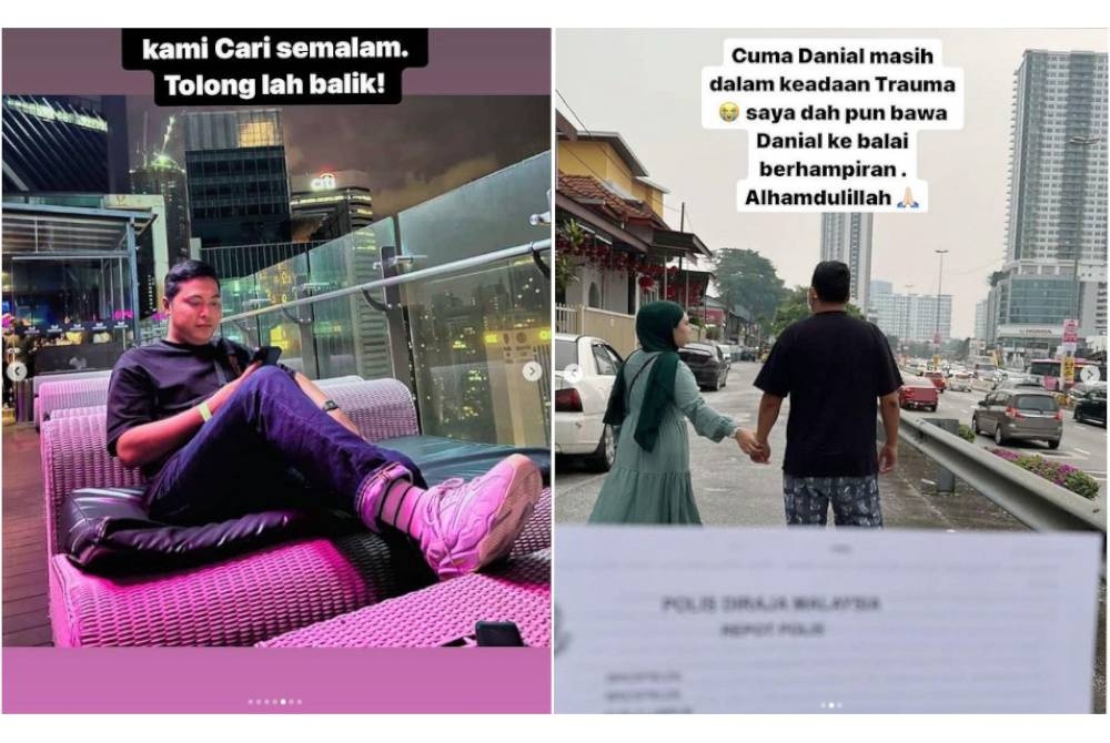 Perkongsian seorang wanita di Instagram @lameraheyra yang memaklumkan Muhammad Daniel Haikal sudah pulang dalam keadaan selamat.