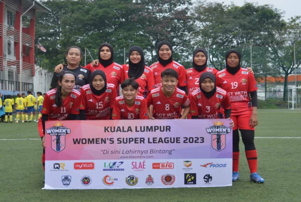 Skuad Kelantan FA yang menyahut cabaran KLWSL 2023.