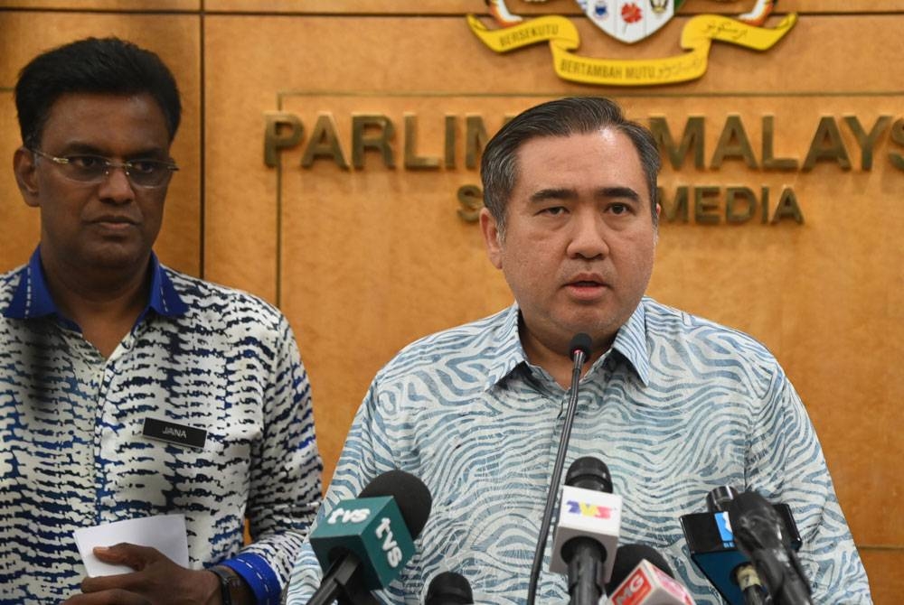 Anthony ketika sidang media di bangunan Parlimen pada Khamis.