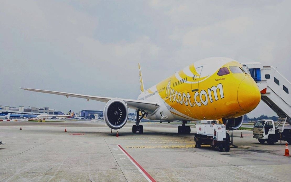 Penerbangan Scoot ke Perth terpaksa berpatah balik ke Singapura selepas menerima ancaman bom. - Gambar hiasan