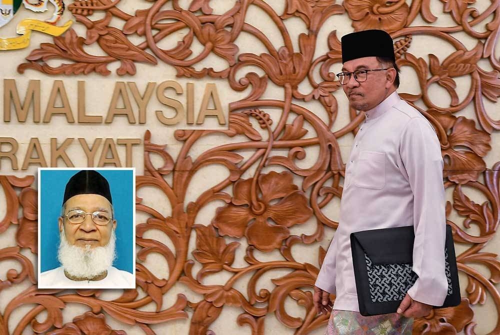 Anwar tiba untuk membentangkan Belanjawan 2024 Malaysia MADANI di Dewan Rakyat pada Jumaat. Foto: Bernama (Gambar kecil: Prof Khalid Ahmad)