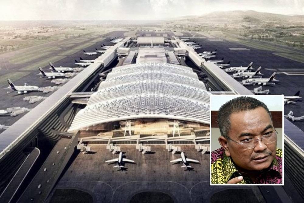 Ilustrasi KXP yang merupakan sebahagian daripada Aerotropolis Kedah. Gambar kecil: Sanusi