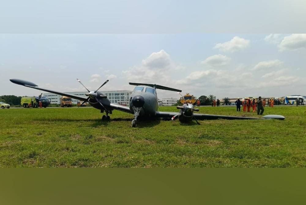 TUDM mengesahkan bahawa sebuah pesawat miliknya terpaksa melakukan pendaratan cemas pada Isnin. - Foto Bahagian Perhubungan Awam TUDM