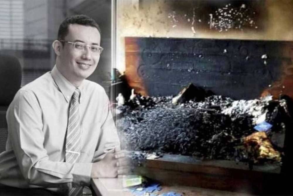 Mahkamah Rayuan pada Selasa diberitahu bahawa percikan darah pada dinding bilik yang terbakar di mana lokasi mayat Nazrin Hassan ditemukan adalah sepadan dengan DNA CEO Cradle Fund berkenaan.