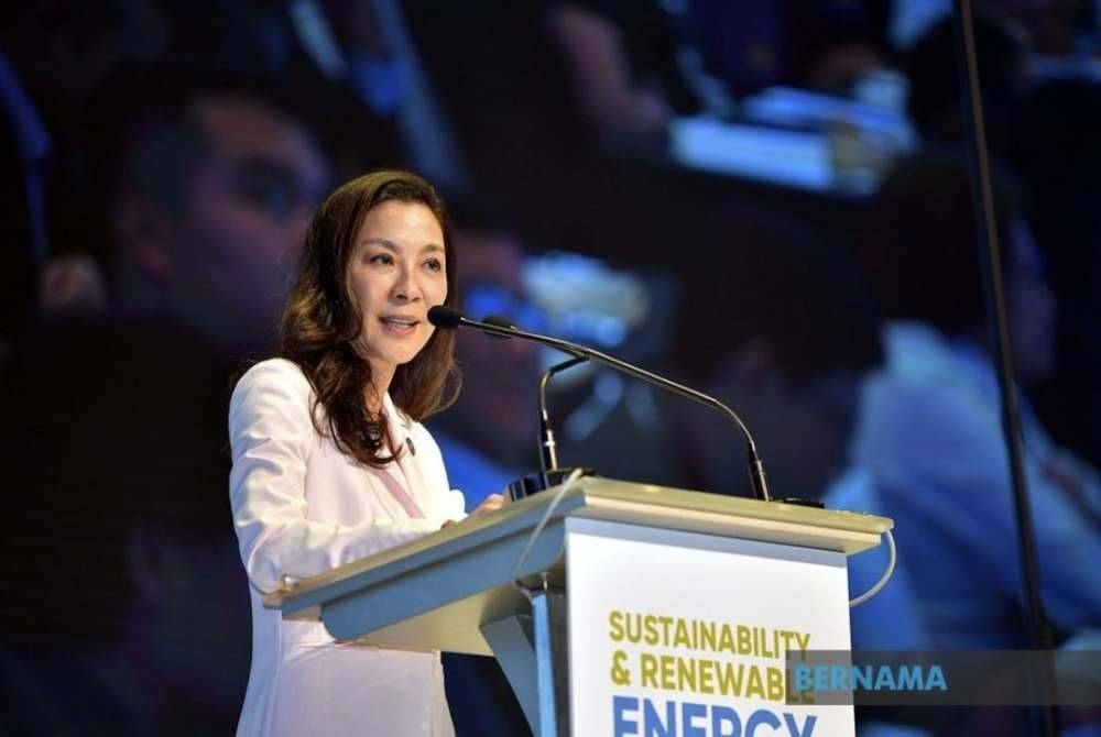 Michelle Yeoh dipilih sebagai ahli baharu Jawatankuasa Olimpik Antarabangsa (IOC) pada hari terakhir Sesi ke-141 IOC di sini, pada Selasa. - Foto Bernama