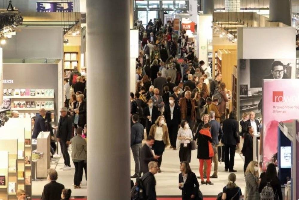 Pesta Buku Frankfurt di Jerman pada 20 Oktober 2022 - Foto fail AFP