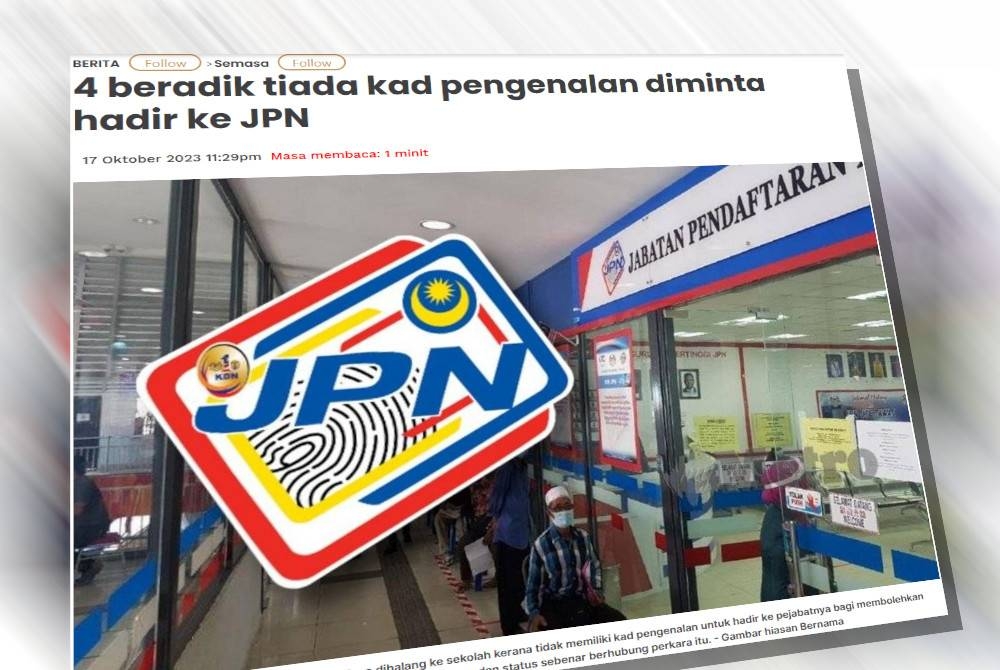 Laporan Sinar Harian pada Selasa.