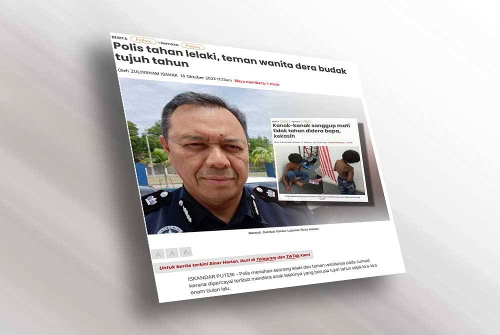 Laporan Sinar Harian sebelum ini.